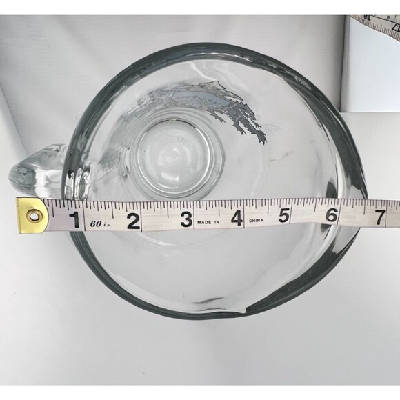 Vtg GraybaR Electric Glass Beer Pitcher Shield Coat of Arms 25th Anniversary - Picture 10 of 10